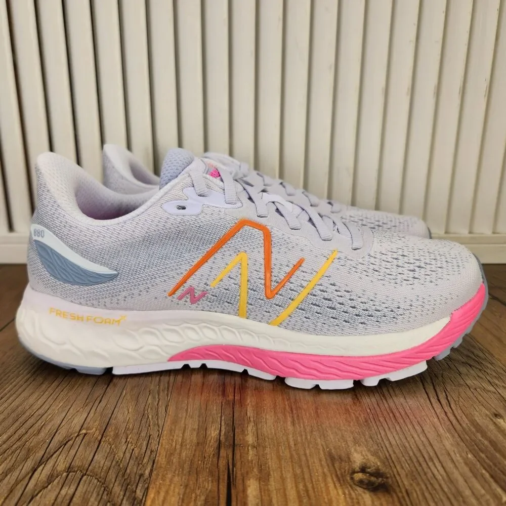 New Balance Fresh Foam 880v12 Running Shoes Womens Sz 7.5 B Purple Pink W880G12